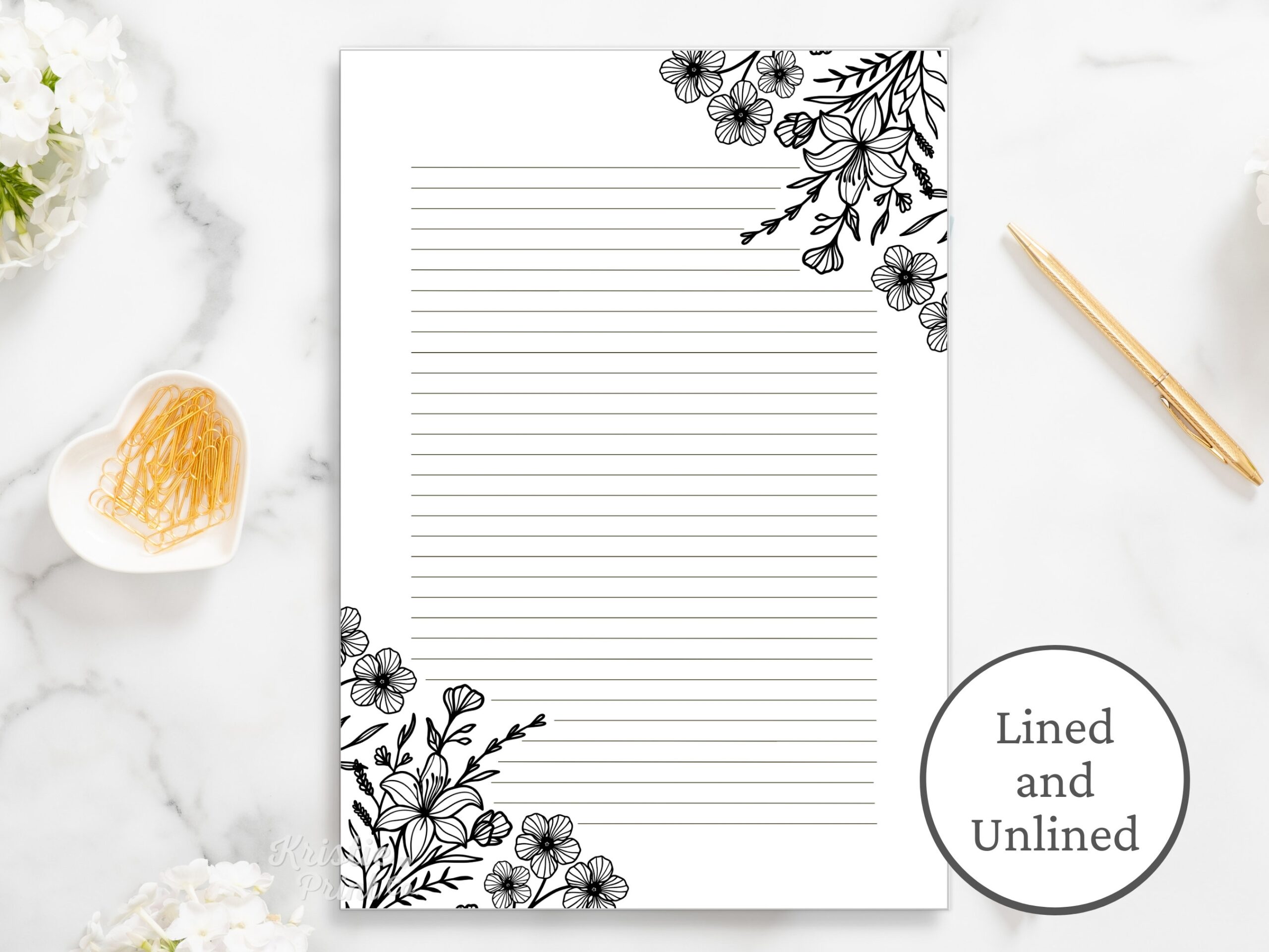 Free Printable Stationary Star Trek