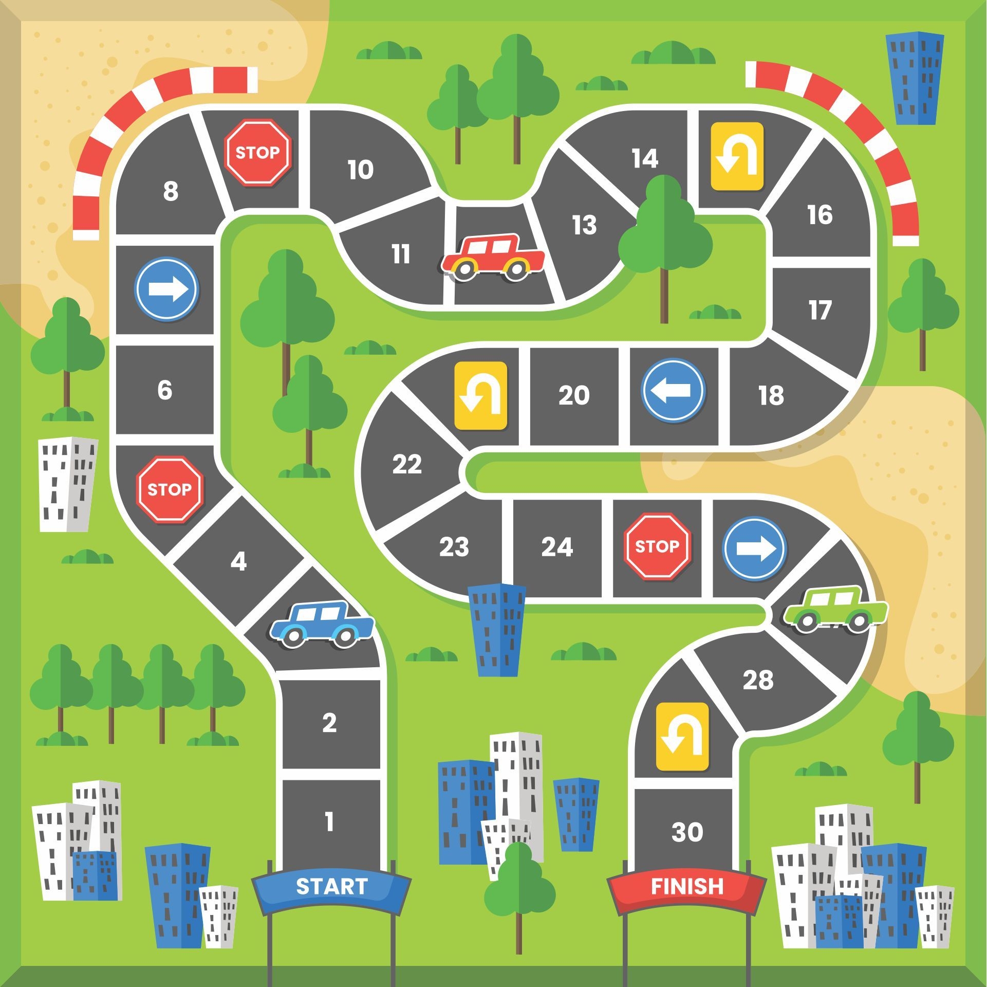 Board Game Of Life 12 Free PDF Printables Printablee