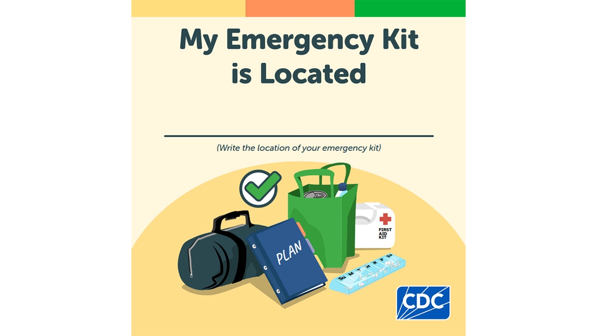Building An Emergency Kit Emergency Preparedness And Disability Inclusion CDC