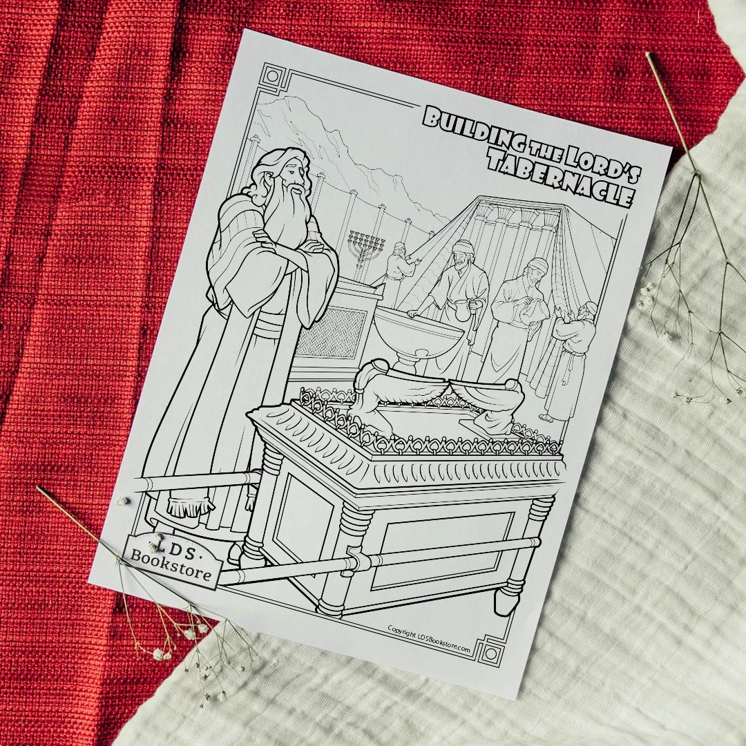 Building The Tabernacle Coloring Page Printable