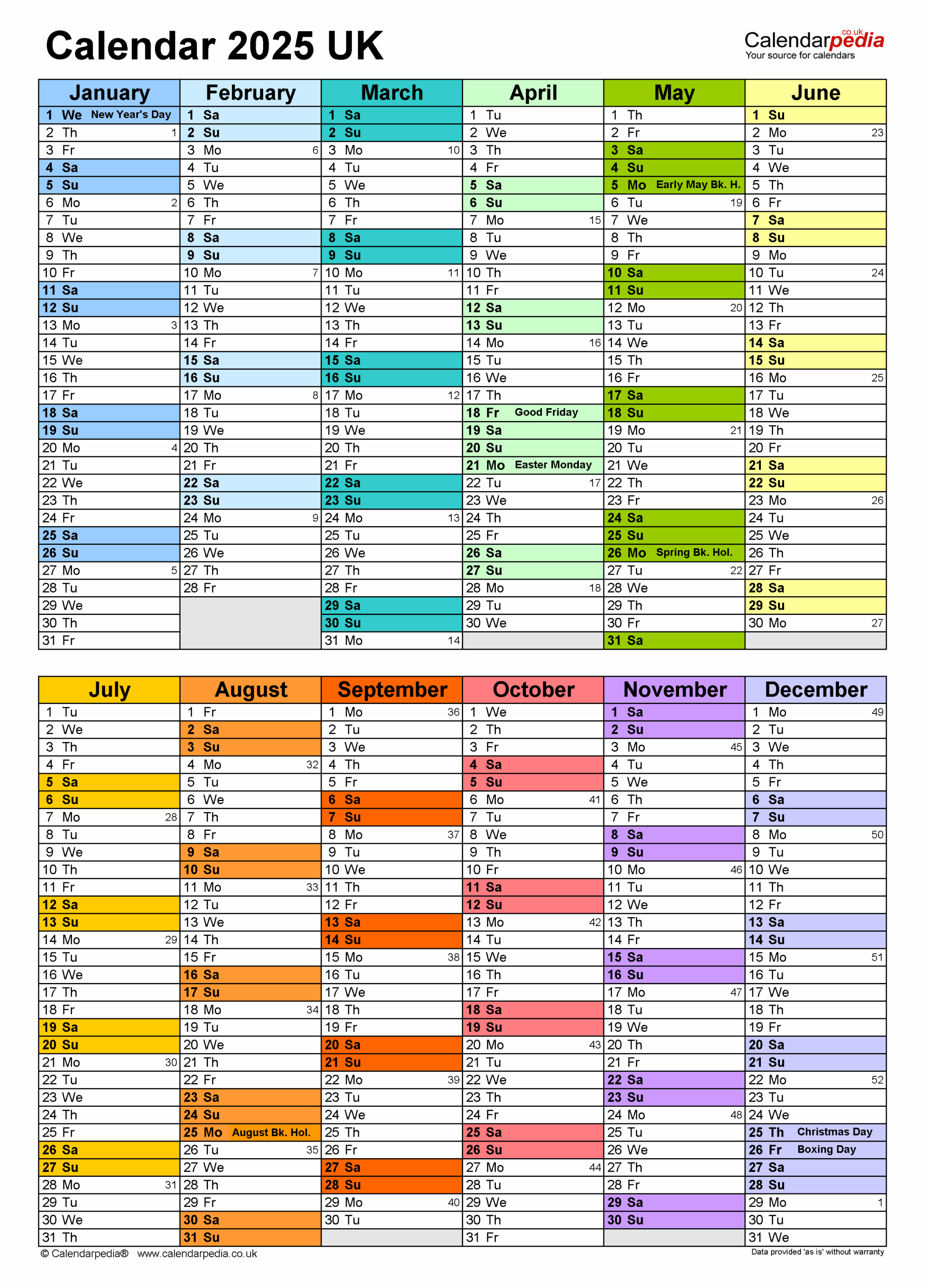 Free Printable Verticle Calendars For 2025