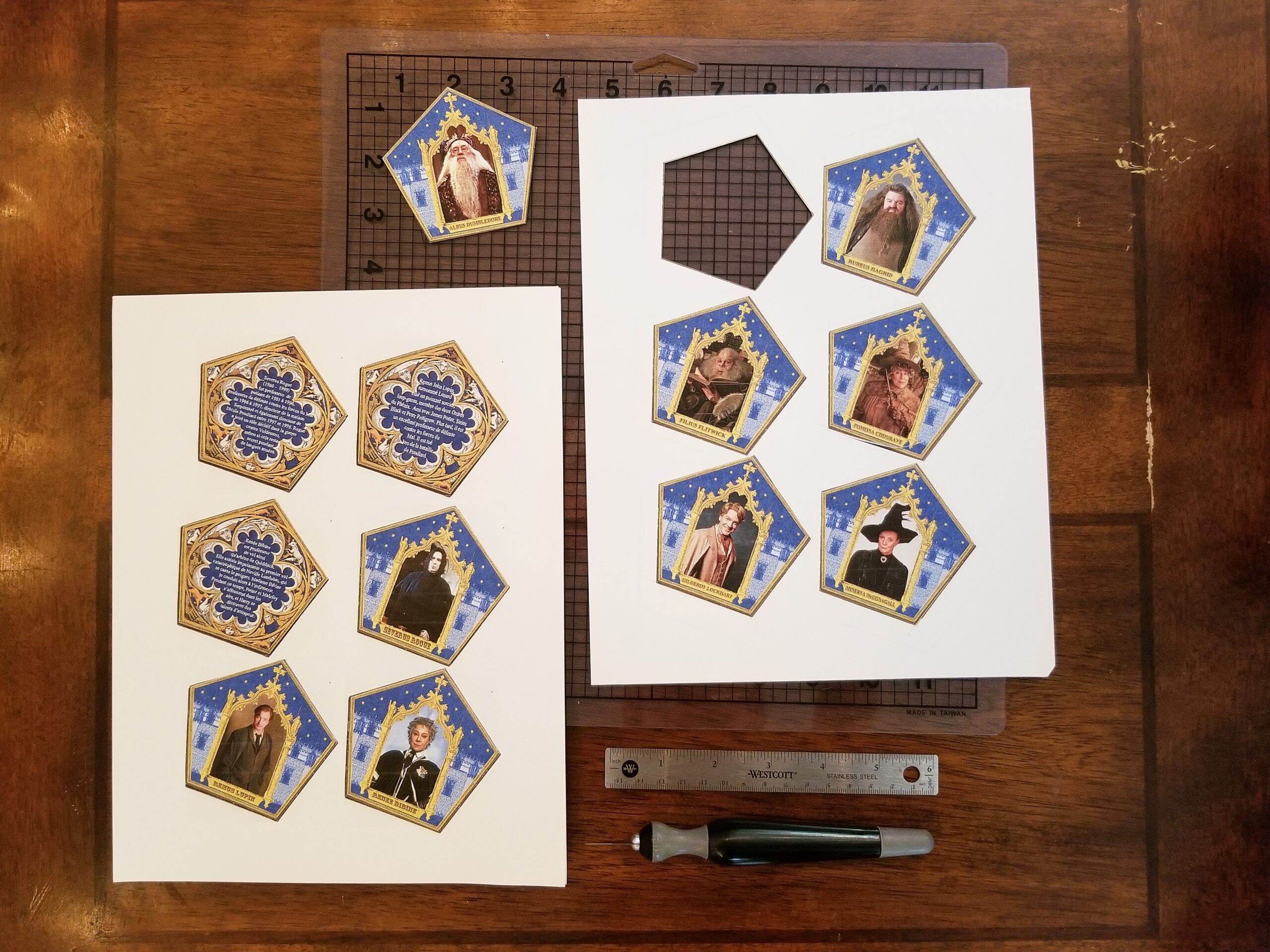 Free Printable Chocolate Frog Cards