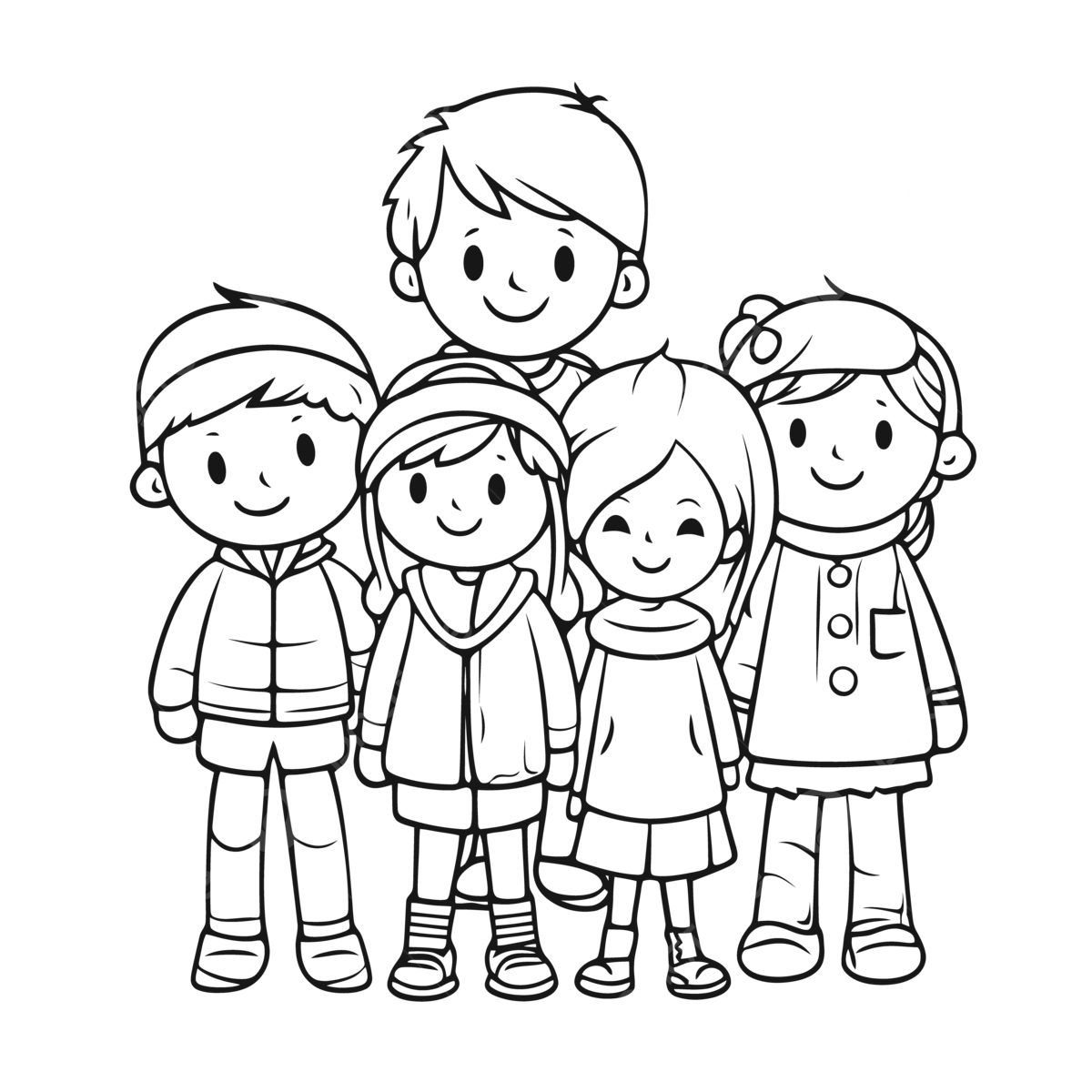 Children Coloring Page Black And White Printable Outline Sketch Drawing Vector Wing Drawing Ring Drawing Color Drawing PNG And Vector With Transparent Background For Free Download