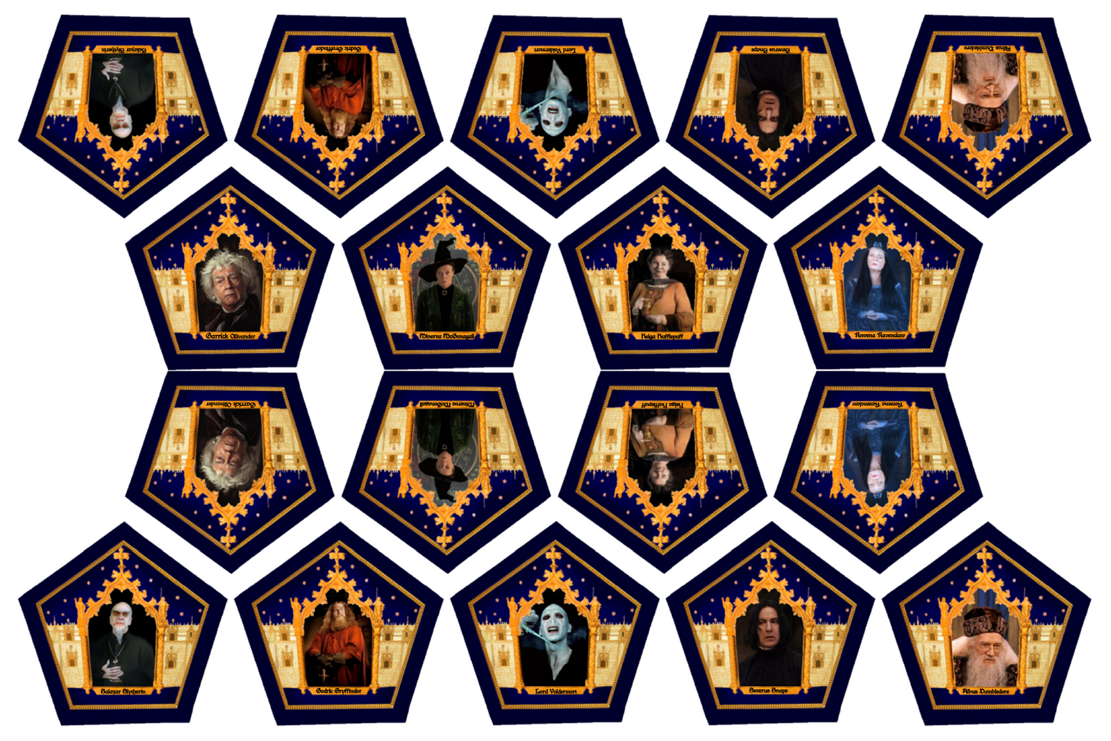 Chocolate Frogs Wizard Cards 15 Free PDF Printables Printablee