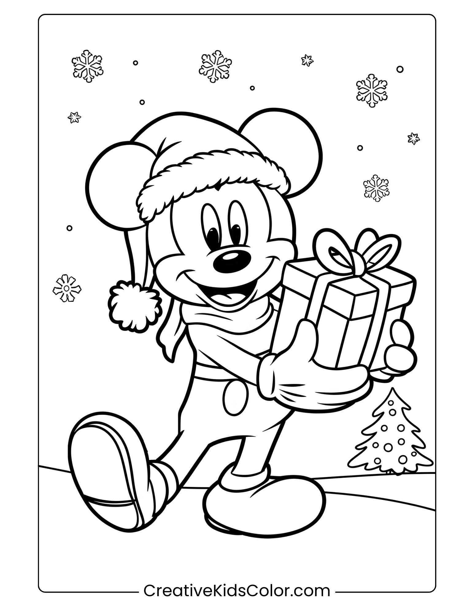 Christmas Coloring Pages 60 Easy Free Printable PDF 