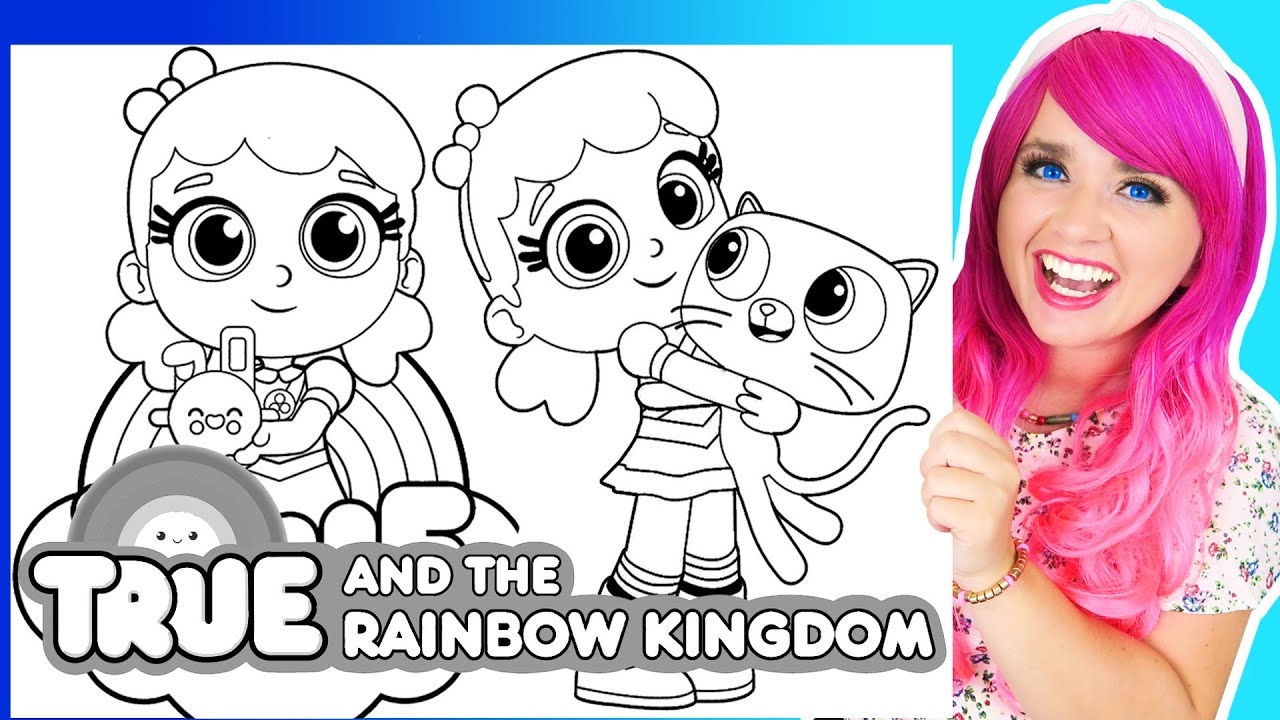 Coloring True And The Rainbow Kingdom Coloring Pages True Hearya Bartleby Prismacolor Markers YouTube