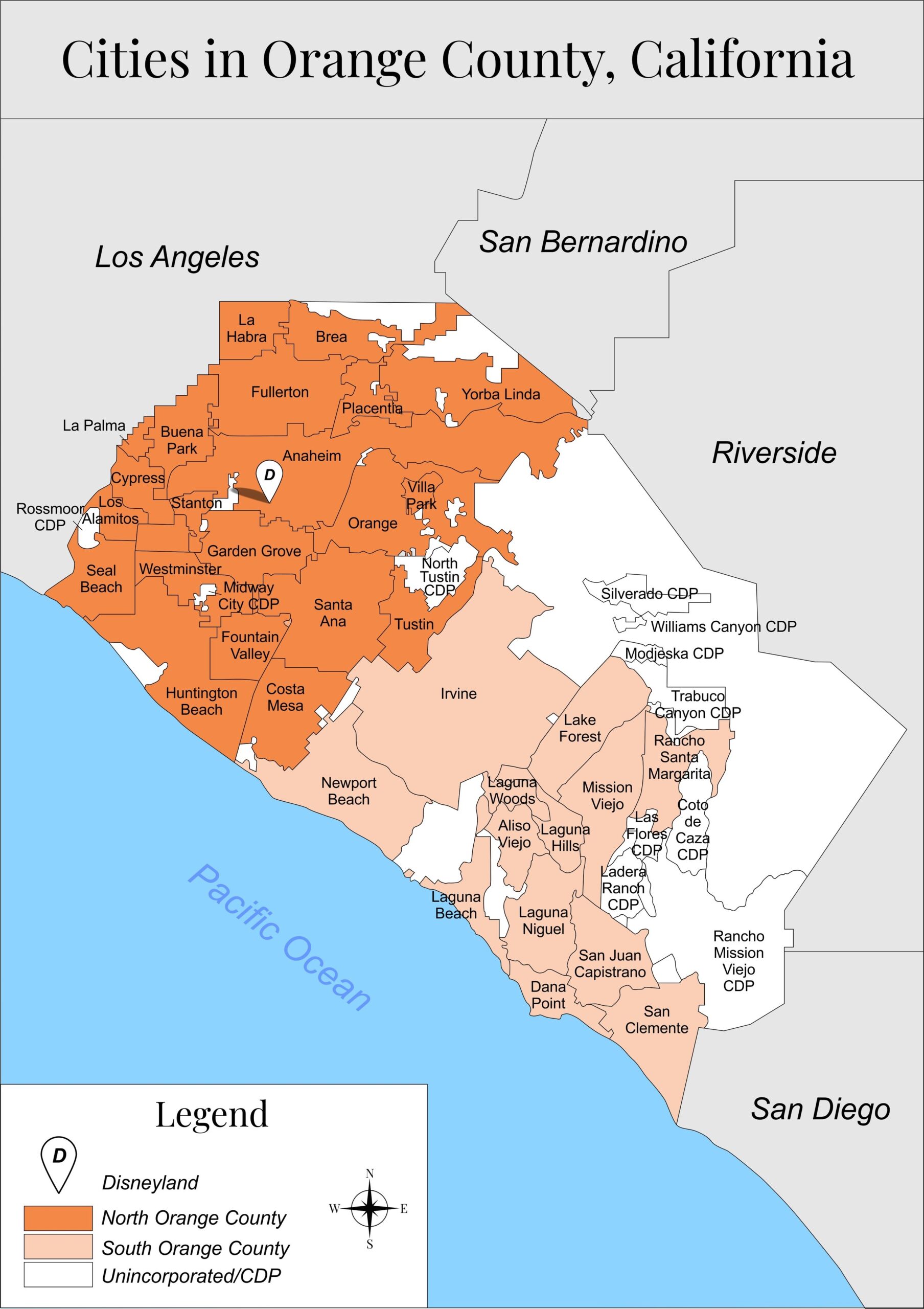 Complete List Of Orange County Cities Map 2024 Orange County Insiders Tips For Locals Visitors