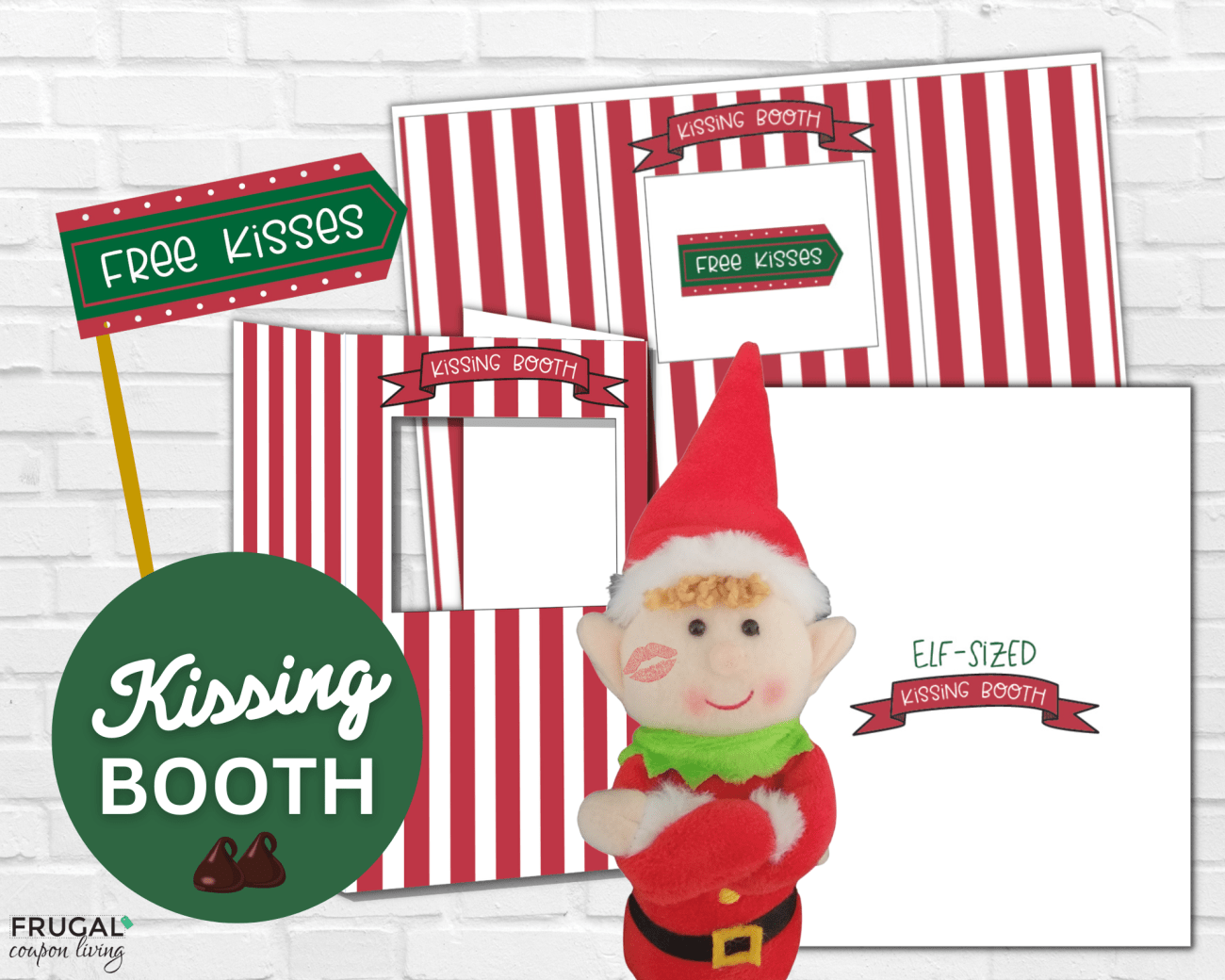 Create Magical Moments With A Printable Kissing Booth For Elf