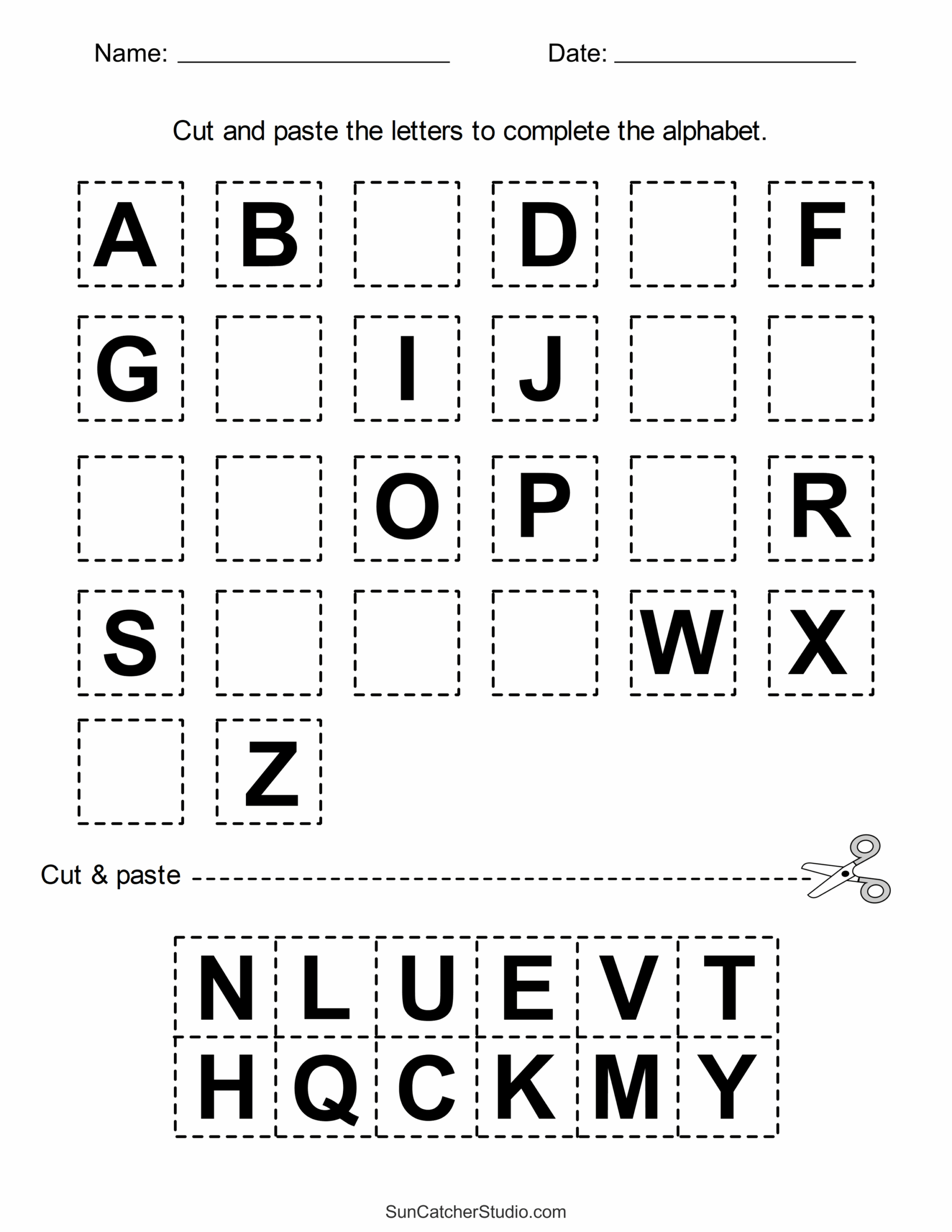 Pre K Worksheets Printable Free