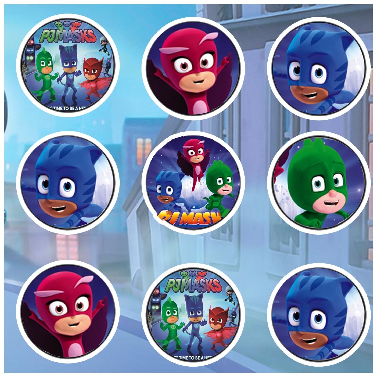 Daisy Celebrates PJ Masks Birthday Party Printable Files