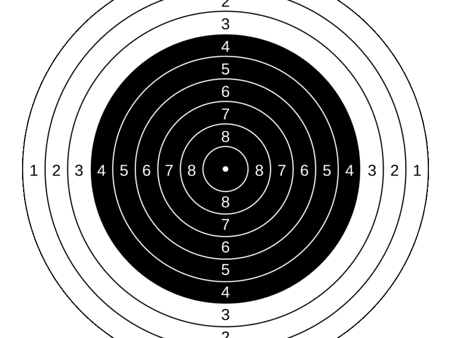 Datei 10 M Air Rifle Target svg Wikibooks Sammlung Freier Lehr Sach Und Fachb cher