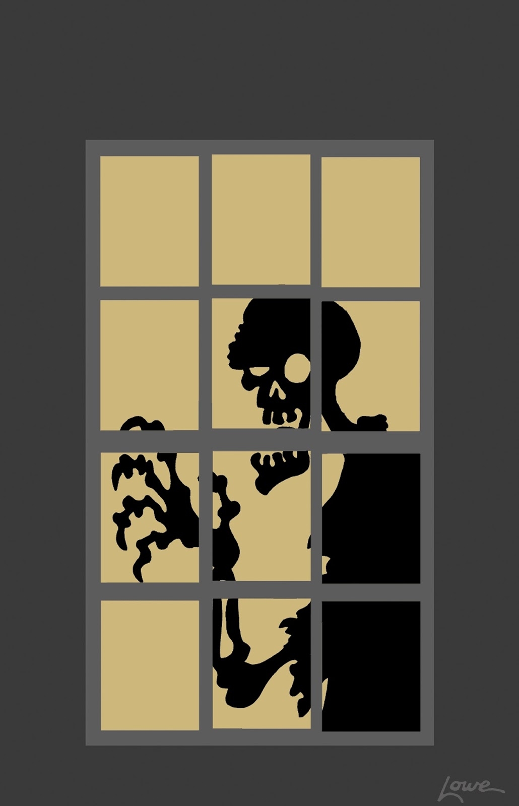 DAVE LOWE DESIGN The Blog 63 Days Til Halloween Zombie Window Silhouette Printables
