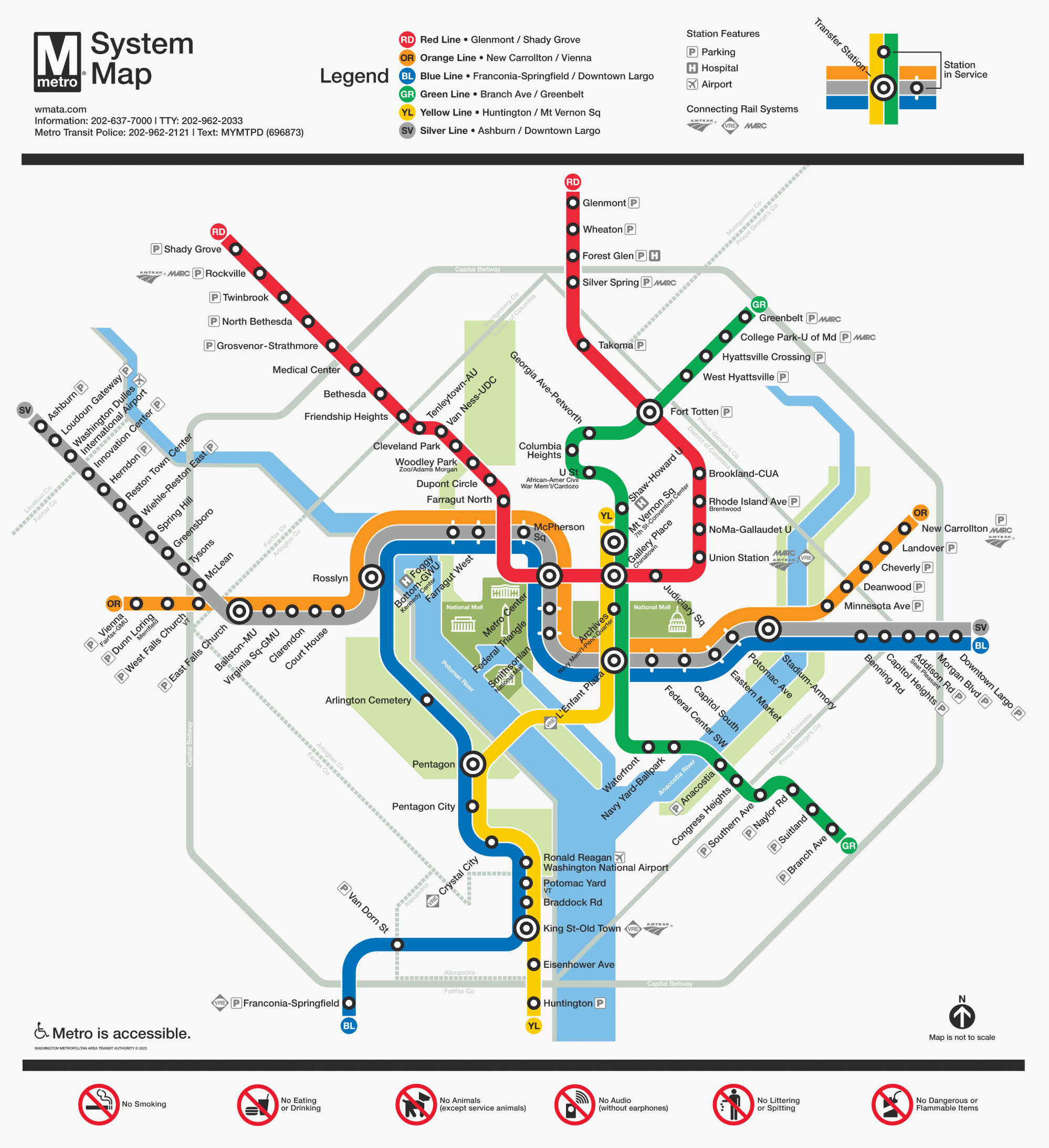 DC Metro Map Your DC Metro Map Guide