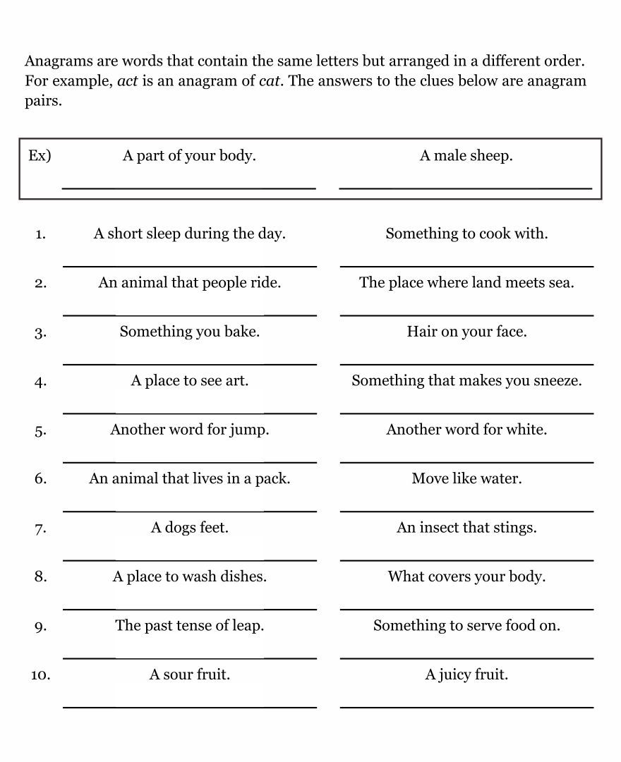 Printable Memory Worksheets For Adults