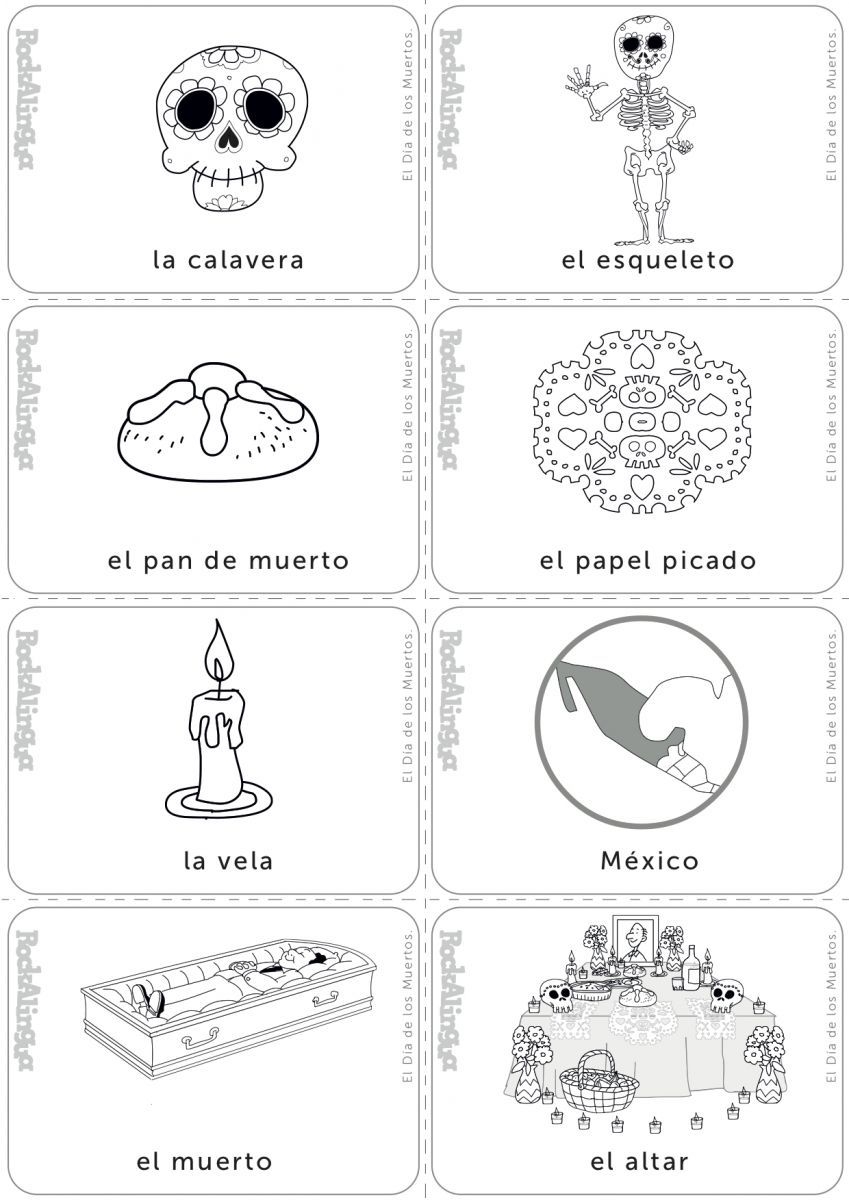 Free Printable Dia De Los Muertos Worksheets