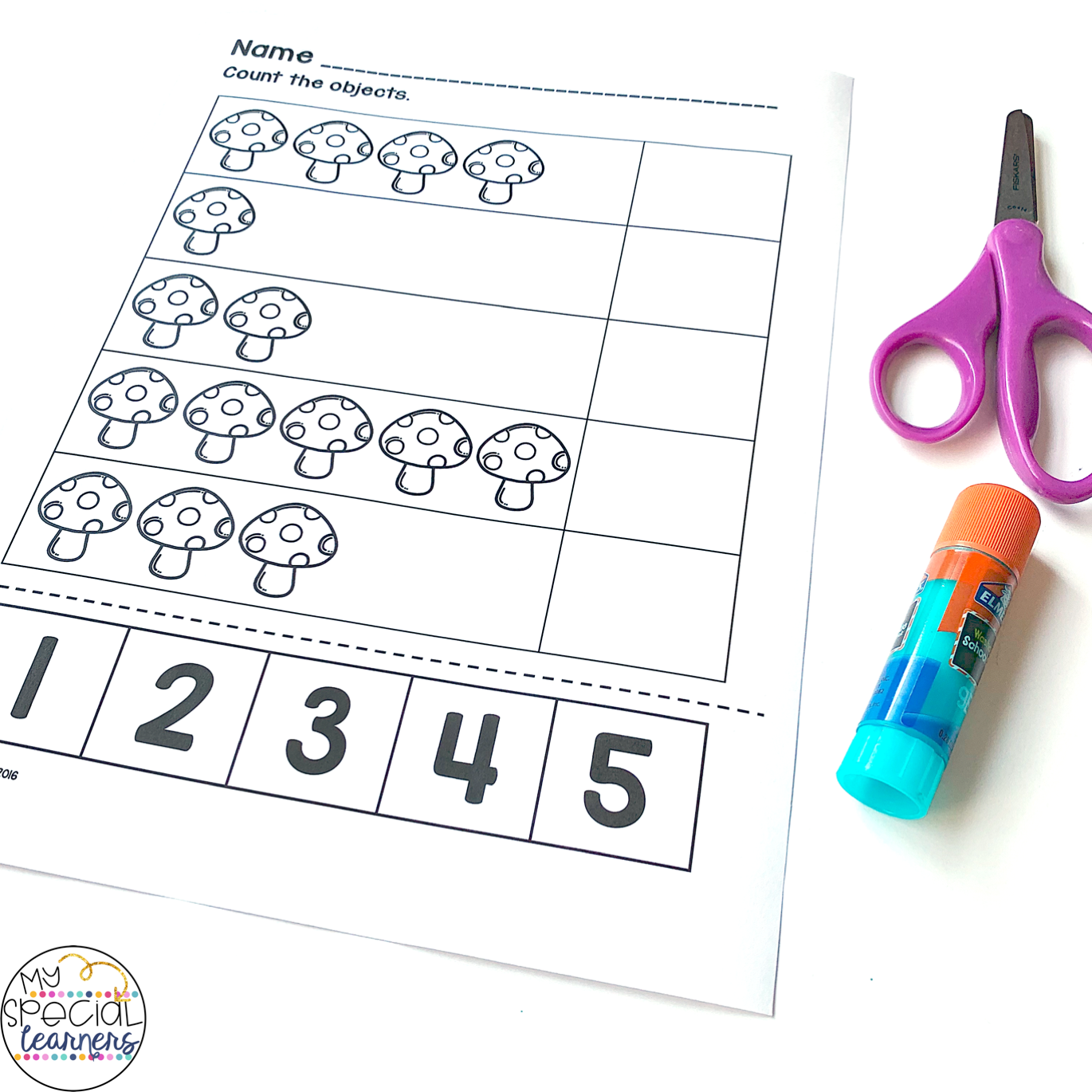 Differentiated Fall Math Worksheets For Elementary Special Education My Special Learners