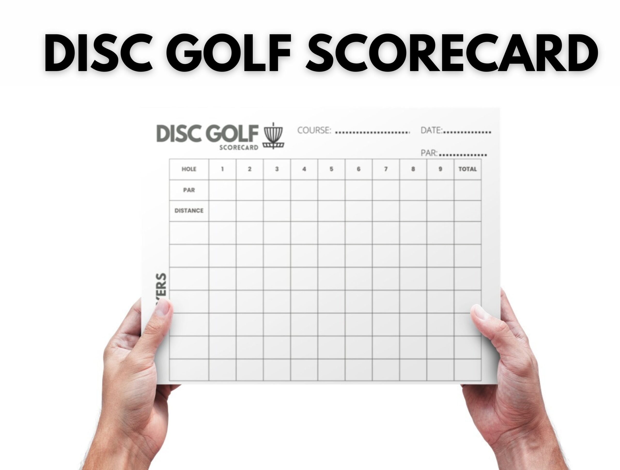 Free Printable Disc Golf Scorecards