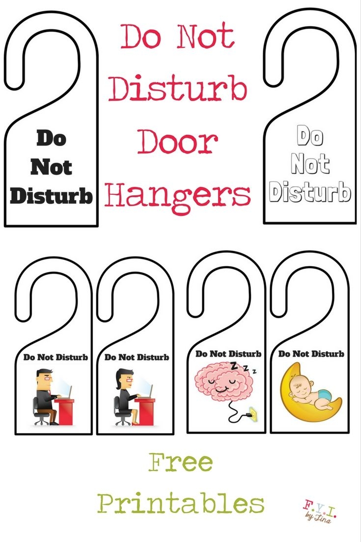Free Printable Do Not Disturb Sign