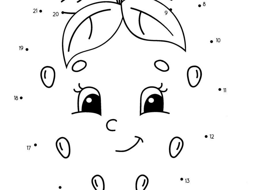 Dot To Dots Worksheets For Kids Free Print Connect And Color
