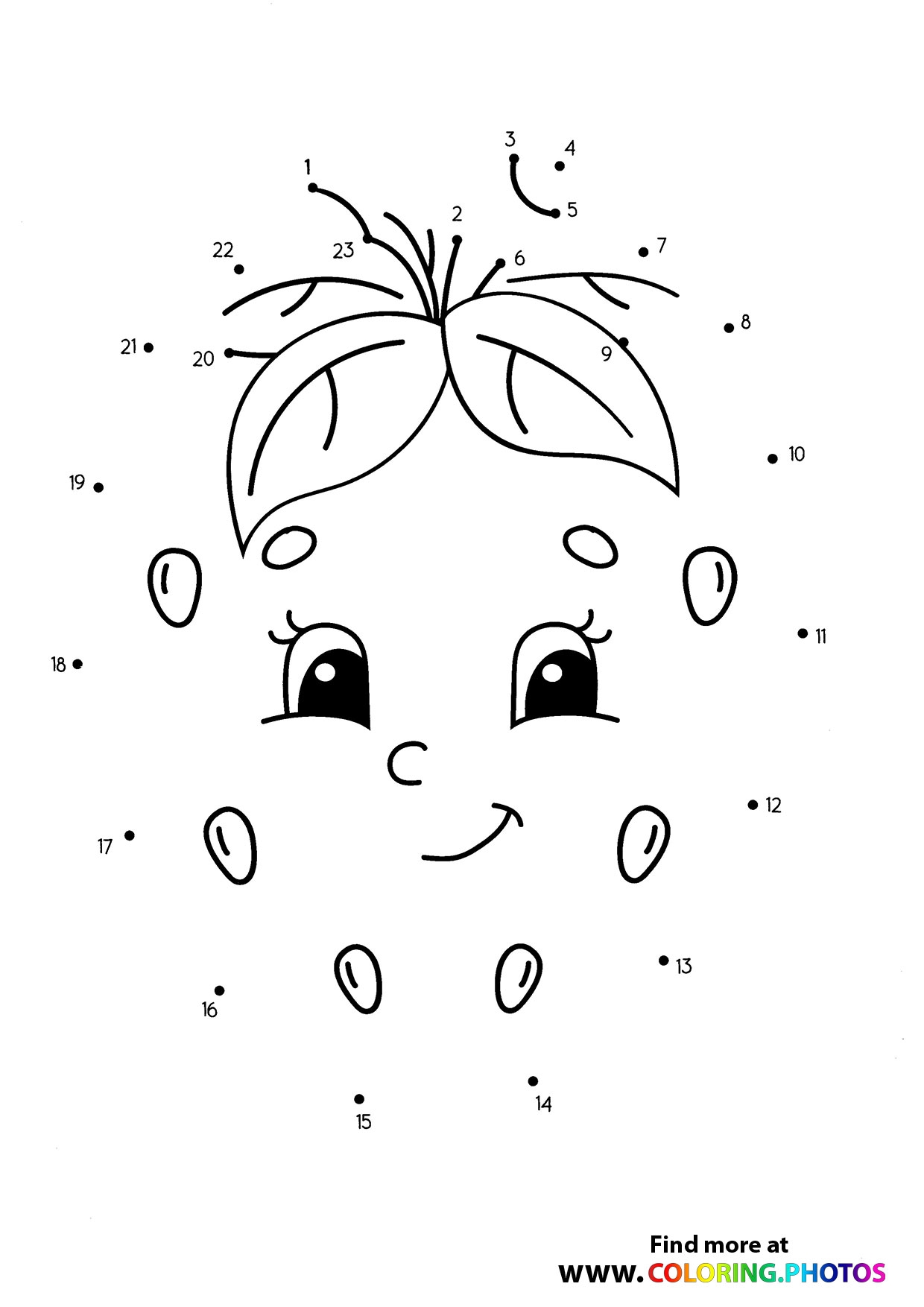 Dot To Dots Worksheets For Kids Free Print Connect And Color