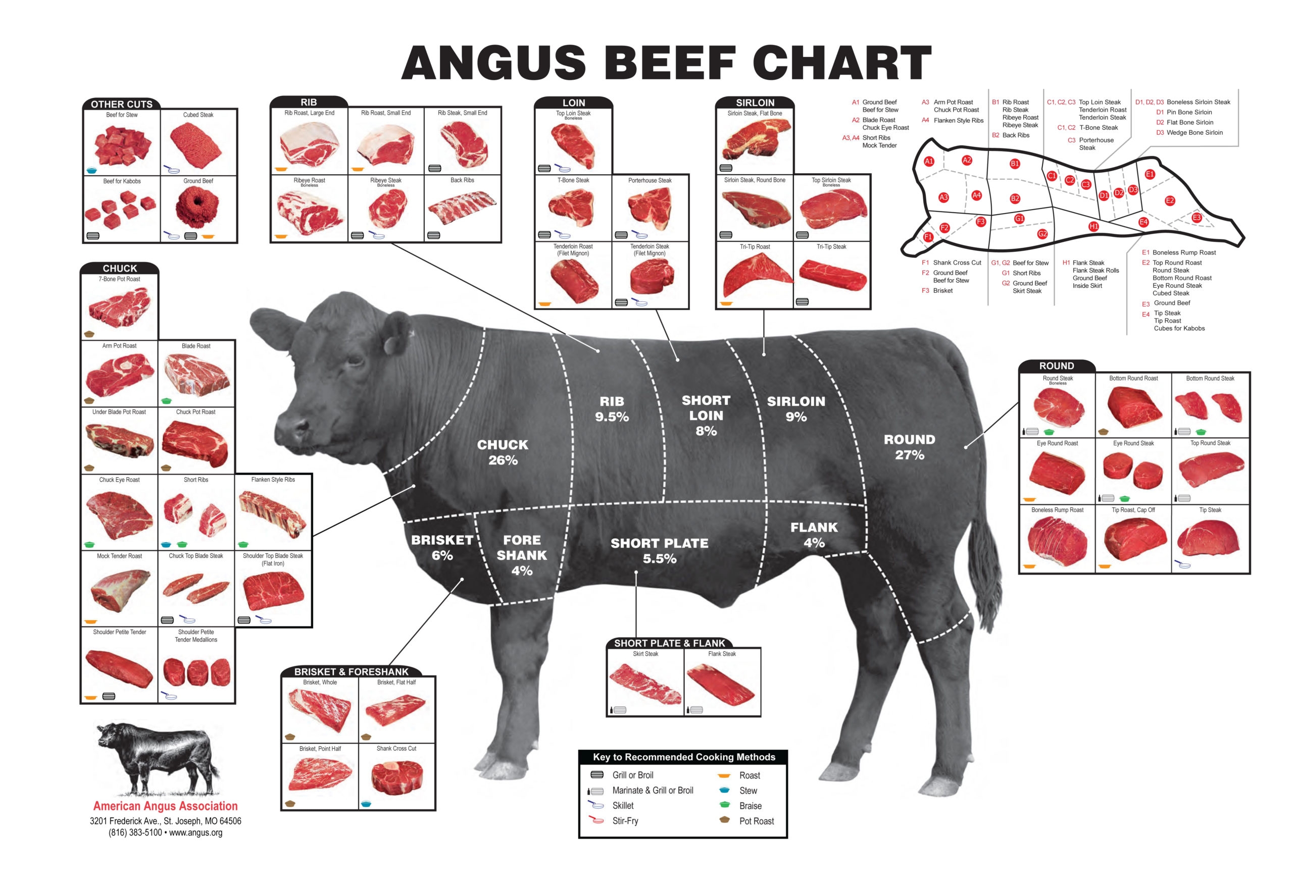DSR Cattle Beef Sizes And Cuts
