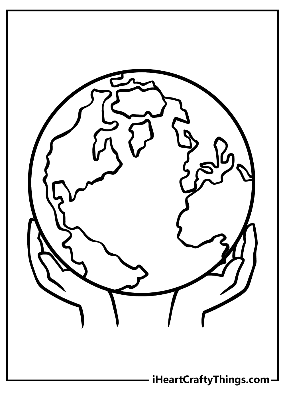 Printable Color Pages Earth Creation