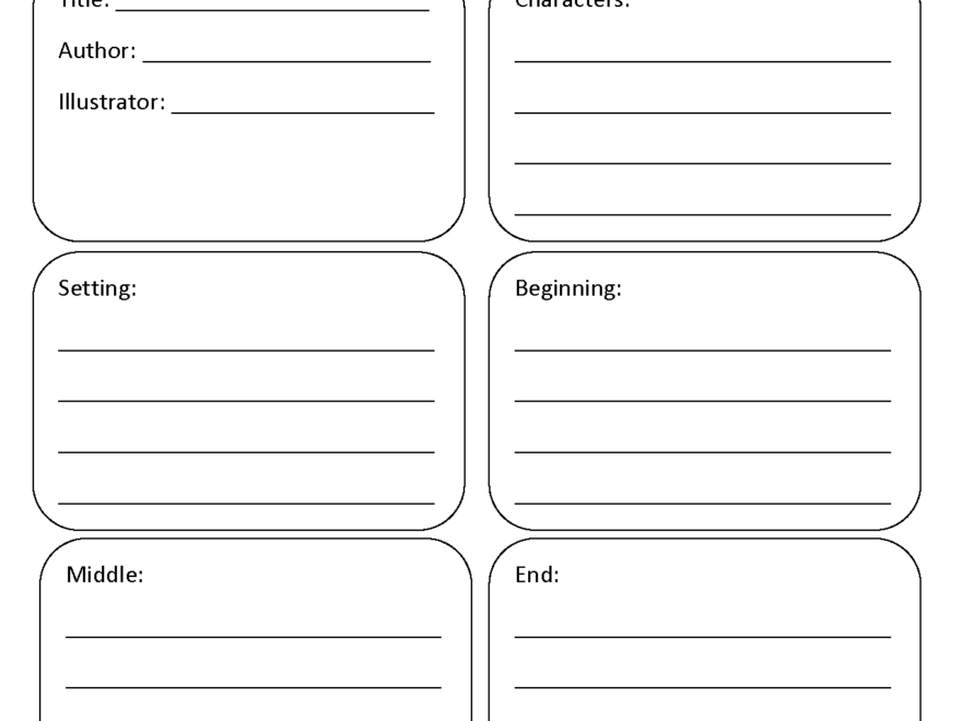 Englishlinx Book Report Worksheets