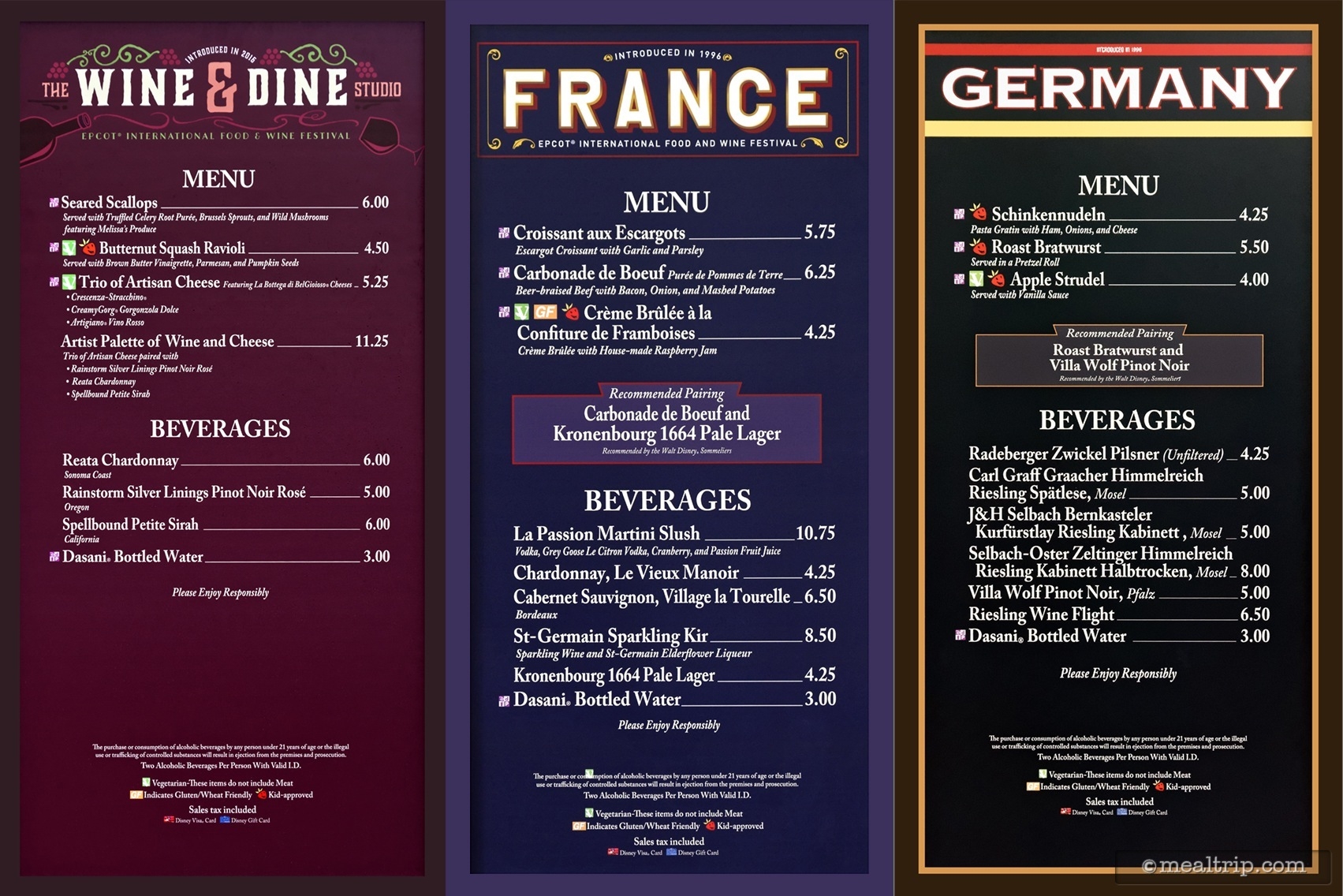 Epcot Food And Wine Festival 2025 Menu Printable