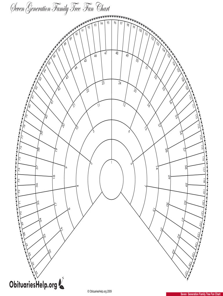 Fan Charts Genealogy Fill Online Printable Fillable Blank PdfFiller