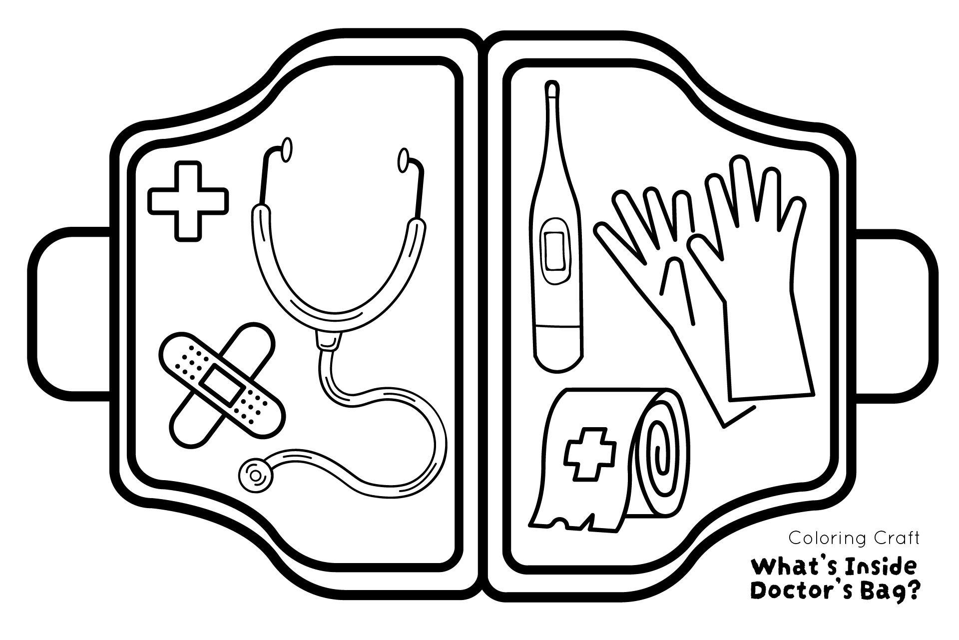 Free Printable Doctor Bag Craft