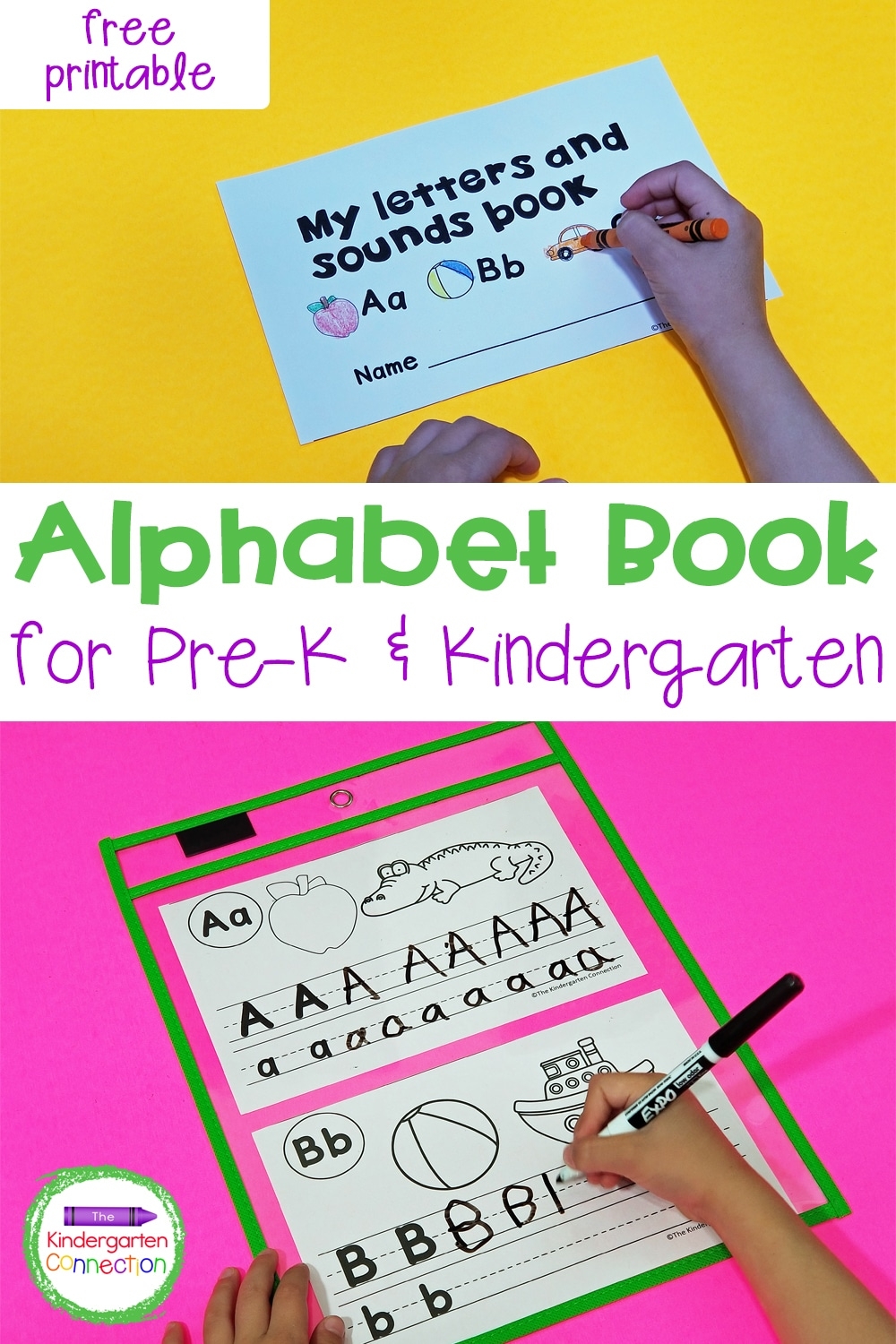 Printable Letter Books For Kindergarten