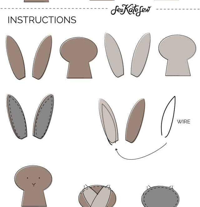 Free Bunny Softie Pattern See Kate Sew