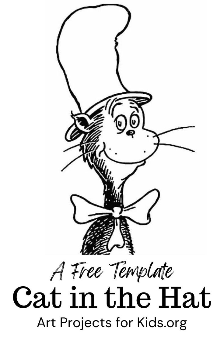The Cat In The Hat Coloring Pages Printable