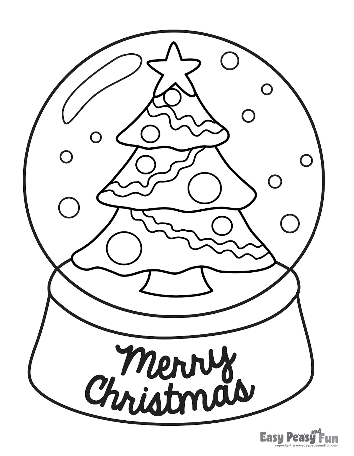 Coloring Pictures For Christmas For Kids/ Printable