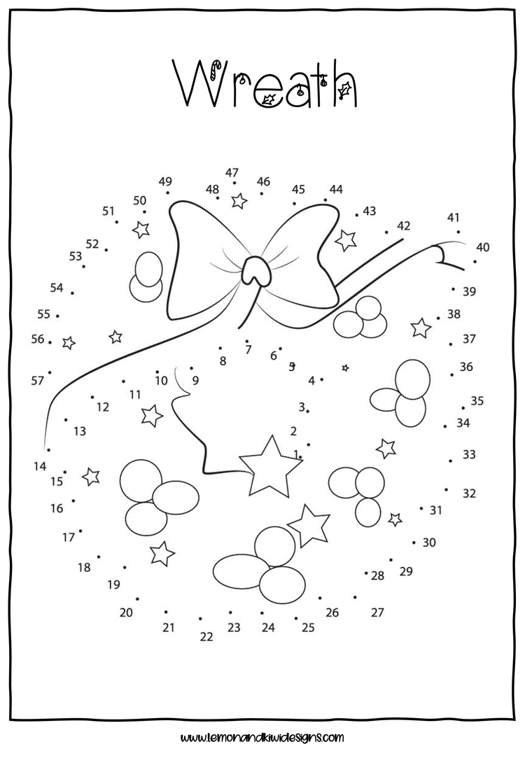 Free Printable Christmas Dot To Dot