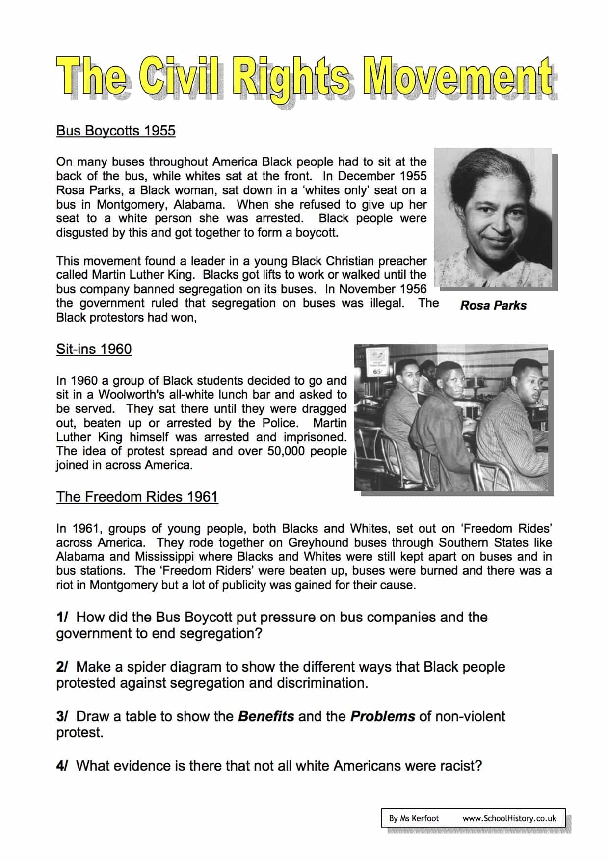 Free Civil Rights Movement Worksheet Printable Download Free Civil Rights Movement Worksheet Printable Png Images Free Worksheets On Clipart Library