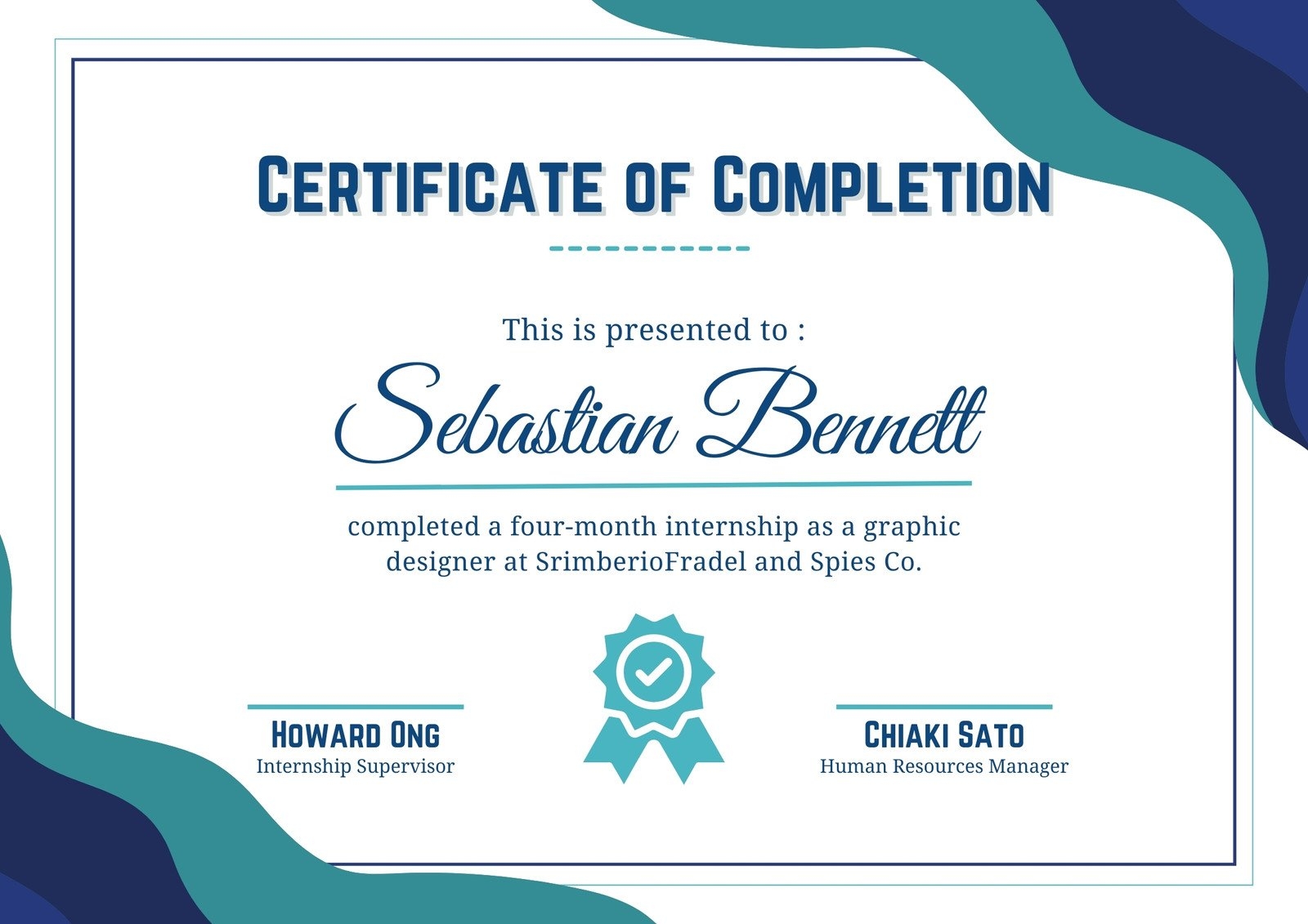 Free Custom Printable Certificate Of Completion Templates Canva