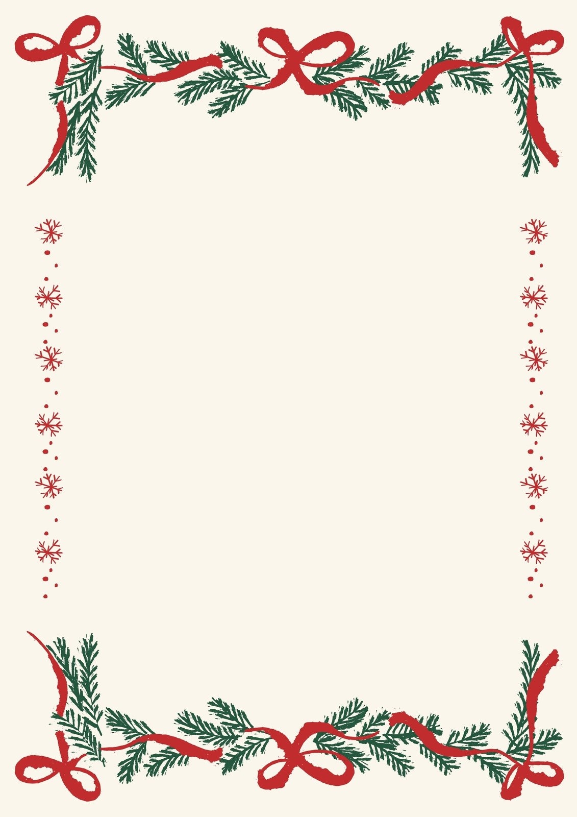 Free Customizable Christmas Page Border Templates Canva