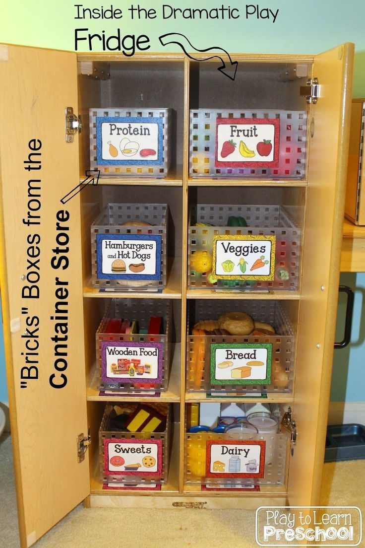 Free Printable Preschool Shelf Labels