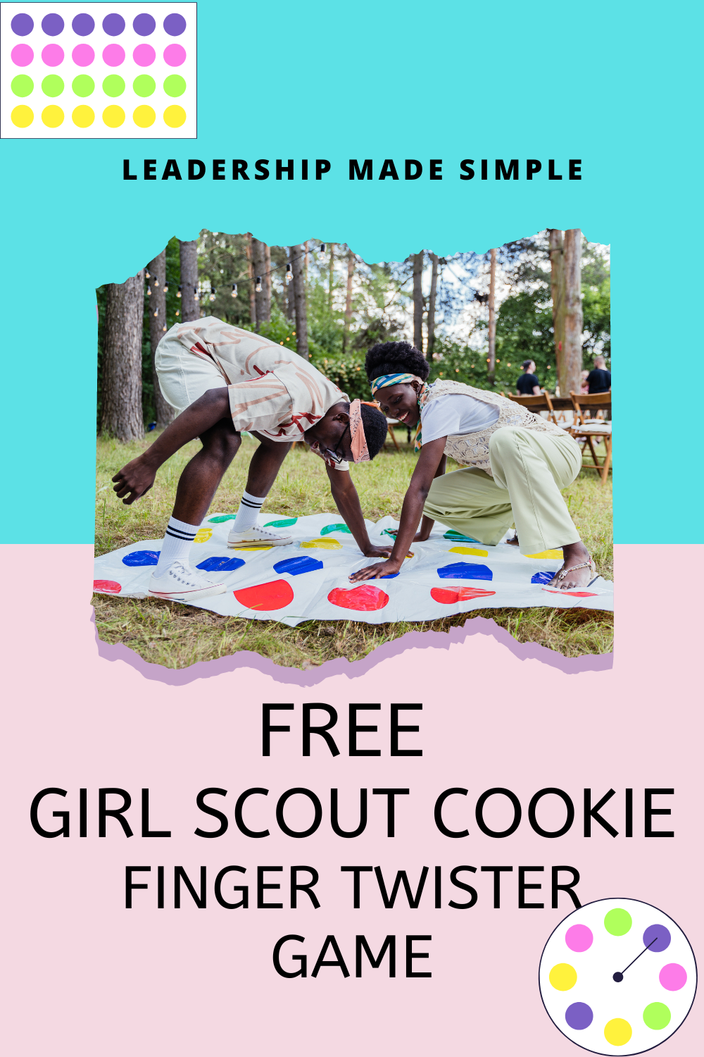 Free Girl Scout Cookie Finger Twister Game Friday Freebie Troop Leader