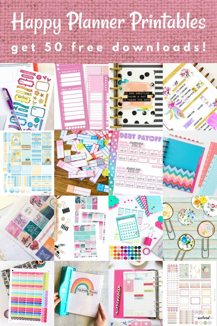 Free Happy Planner Printables