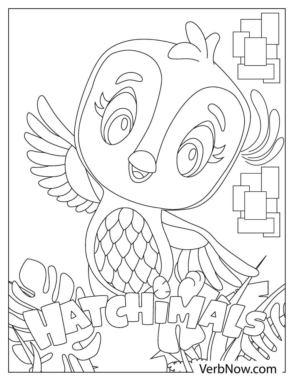 Free HATCHIMALS Coloring Pages For Download Printable PDF 