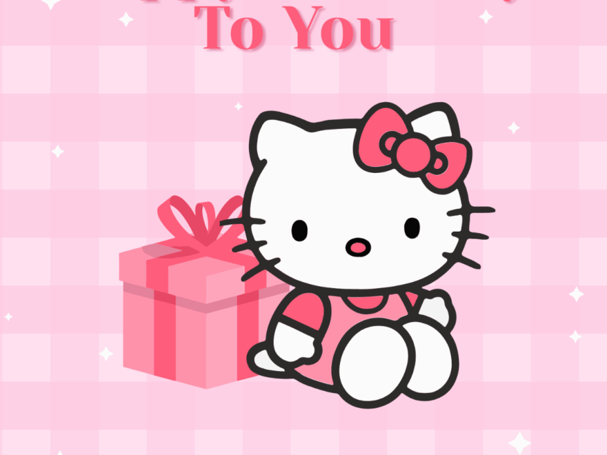 Free Hello Kitty Greeting Card Template To Edit Online