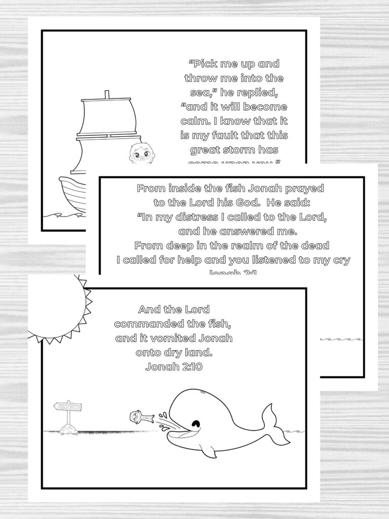 Free Jonah And The Whale Printables Healing Home