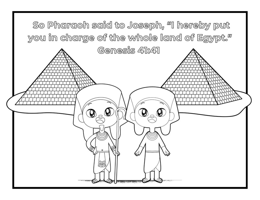Free Joseph Coloring Pages Healing Home