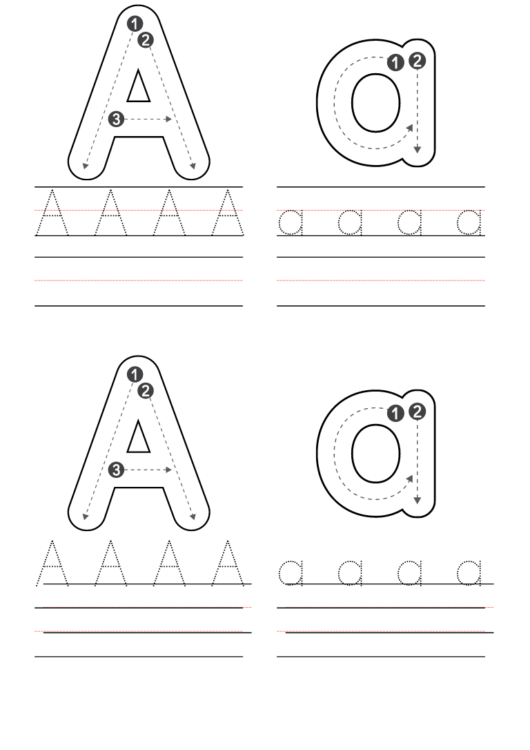 Free Printable Letters For Pre K To Write