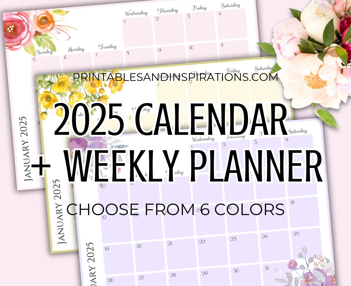 Free A5 Planner Printables 2025