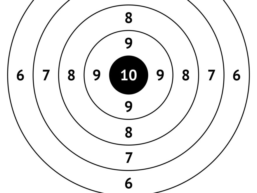 Free Printable Air Rifle Targets A4 17cm 14cm The Airgun Centre
