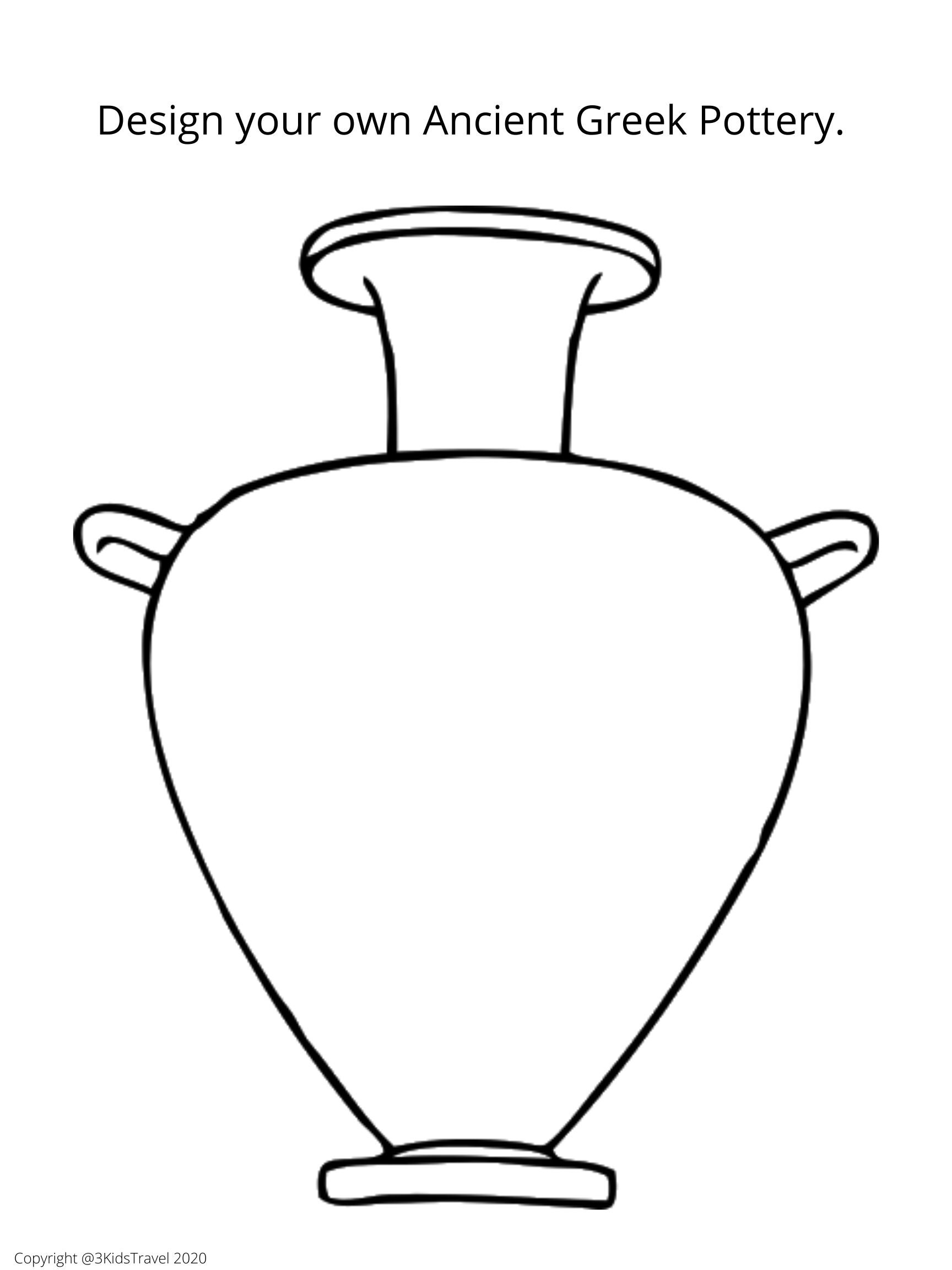 Free Printable Ancient Greece Coloring Pages 3 Kids Travel