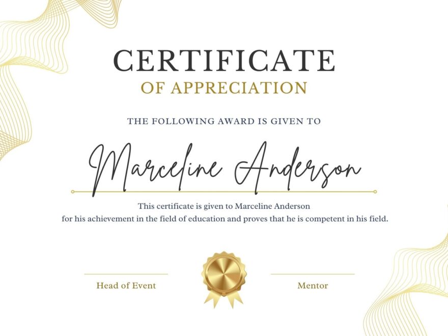 Free Printable And Customizable Award Certificate Templates Canva